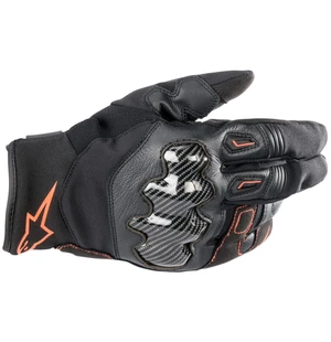 Alpinestars Hanska SMX-1 Vedenpitävä Musta/Punainen Fluo kuva