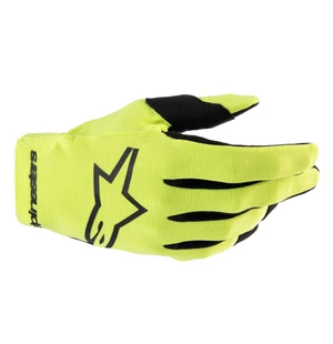 Alpinestars Hanska Radar Keltainen Fluo Musta kuva