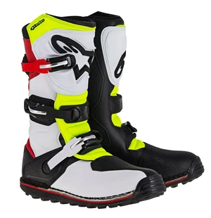 Alpinestars Saapas Tech T Valko/Puna/Fl kelta/Musta kuva