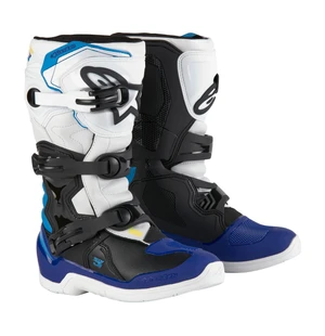 Alpinestars Saapas Tech 3s Nuorten Musta/Valkoinen/Sininen kuva