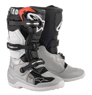 Alpinestars Saapas Tech 7s junior Musta/Hopea/Valk/Kulta kuva
