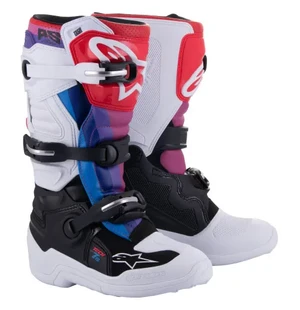 Alpinestars Boot Tech 7s junior White/Black/Rainbow kuva