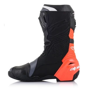 Alpinestars Ajosaapas Supertech R v2 Musta/Fluo Punainen/Valkoinen kuva