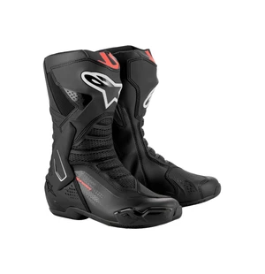 Alpinestars Ajosaapas SMX-6 v3 Musta/Punainen Fluo kuva