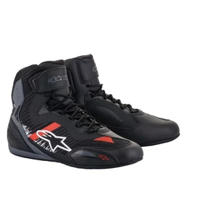 Alpinestars Ajokenkä Faster-3 Rideknit Musta/Harmaa/Punainen kuva