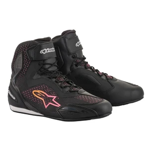 Alpinestars Ajokenkä Lady Faster-3 Rideknit musta/kelt./pinkki kuva
