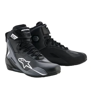 Alpinestars Ajokenkä Faster 4 Drystar Musta/Harmaa/Valkoinen kuva