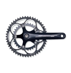 Kampipari LASCO 50/34 172.5mm alu nelikantti 110.5 mm akseli musta kuva
