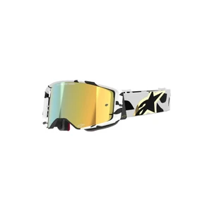 Alpinestars Goggle Supertech CORP Vit/Guld Spegel/Guld image