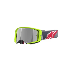 Alpinestars Ajolasit Supertech CORP Keltainen Fluo/Punainen Hopea peili kuva