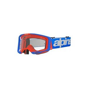 Alpinestars Ajolasit Vision 8 WORDMARK Sininen/Oranssi Kirkas kuva