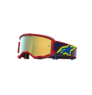 Alpinestars Ajolasit Vision 5 Drag Punainen Sininen Peili Kulta kuva