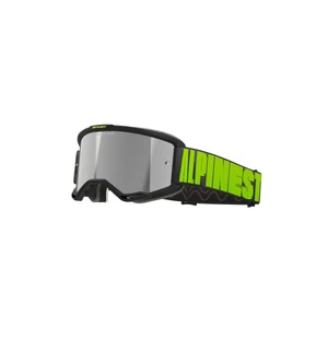 Alpinestars Ajolasit Vision 5 HOLLOW Harmaa/Keltainen Fluo Hopea peili kuva