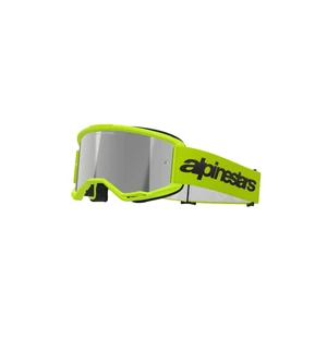 Alpinestars Ajolasit Vision 3 WORDMARK Keltainen Fluo Peili Hopea kuva