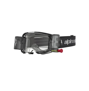 Alpinestars Ajolasit Vision 8 Amber Roll-Off Musta Hopea Kirkas kuva