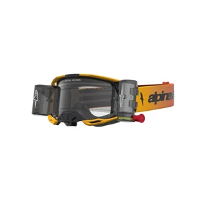 Alpinestars Ajolasit Vision 8 Amber Roll-Off Keltainen Punainen Musta Kirkas kuva