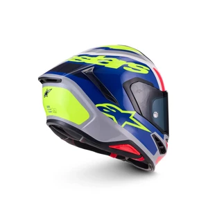 Alpinestars Hjälm Lumen S-R7 Silver/Rosa/Fluo Gul image
