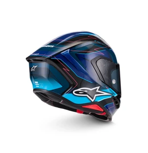 Alpinestars Hjälm Kinetis S-R7 Svart/Blå/Rosa/Vit image