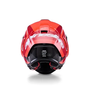 Alpinestars Hjälm Supertech S-R10 Arius Svart/Vit/Duo Röd image