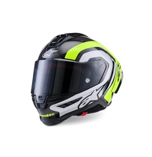 Alpinestars Hjälm Supertech S-R10 Arius Svart/Silver/Fluo Gul image