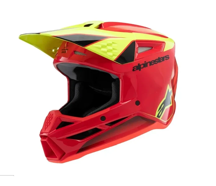 be0fa9892f98e5eafa31d8b4401cc98d0a673f10_Alpinestars_Helmet_S_M3_Fray_RedFluo_YellowBlack image