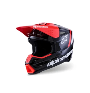 Alpinestars Kypärä S-M3 Radium Musta/Fluo Punainen/Valkoinen kuva