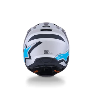 Alpinestars Kypärä S-M3 Heat Hopea/Sininen/Musta kuva