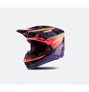Alpinestars Hjälm S-M10 ERA Rosa/Violet/Fluo Gul image