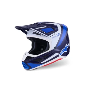 Alpinestars Kypärä S-M7 Rise Sininen/Valkoinen kuva