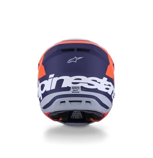 Alpinestars Kypärä S-M7 Core Oranssi/Sininen kuva
