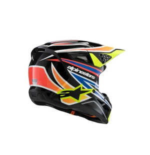 Alpinestars Hjälm SM3 Youth Wurx Svart/Gul FL/Blå image