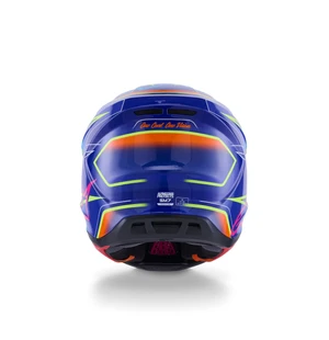 Alpinestars Kypärä S-M7 Cast Sininen/Pinkki/Fluo Keltainen kuva