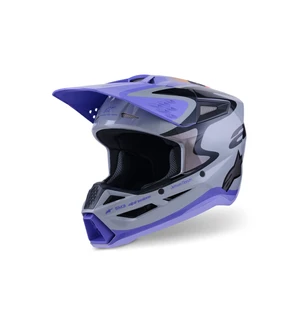 Alpinestars Kypärä S-M3 Jettson Harmaa/Lila/Musta kuva
