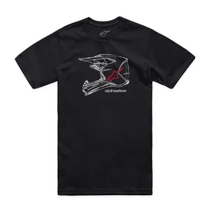 Alpinestars T-Shirt MX Helmet CSF Musta kuva