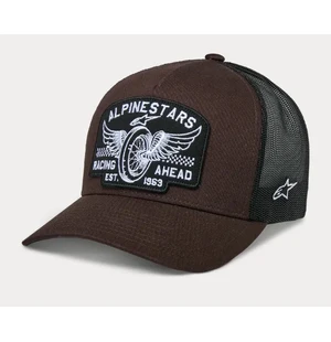 Alpinestars Lippis Heritage Patch Trucker Snapback Brown/Musta One Size kuva