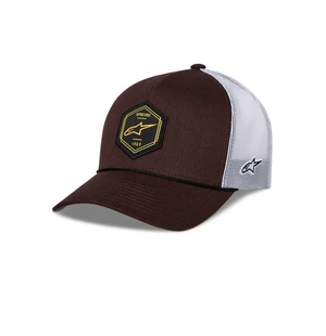 Alpinestars Lippis Hexeon Trucker Snapback Brown/Valkoinen One Size kuva