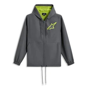 Alpinestars Jacket Speeder Chromium Windbreaker Charcoal Fluo Yellow kuva