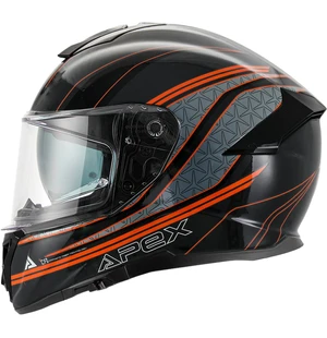 APEX Hjälm FT300 Vienna svart/orange image