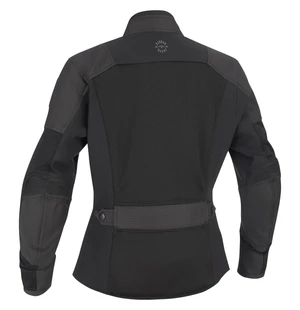 <p>Adjustable level 2 CE certified protectors at shoulders and elbows / Can be supplemented with back and chest protection / Airbag Ready – prepared with expanding panels / Long connection zipper to trousers</p> kuva