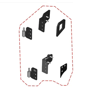 DFK Oikean Oven saranat Can-Am Traxter 2024- kuva