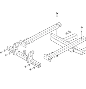 Bronco Adapteri V-auralle 75-804800 Yamaha Lejab puskulevyrunkoon kuva
