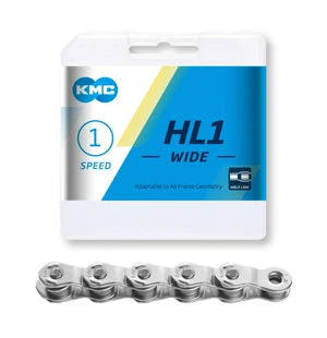 Ketju 1-v KMC HL1 Wide Silver 100L kuva