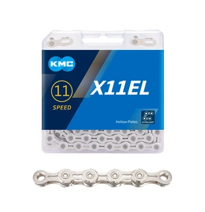 Ketju 11-v KMC X11EL Silver 1/2 x 11/128" 118L kuva