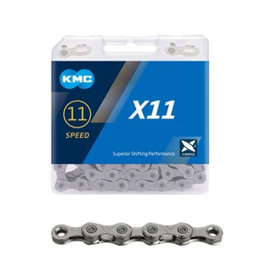 Ketju 11-v KMC X11 Grey 1/2 x 11/128" 118L kuva