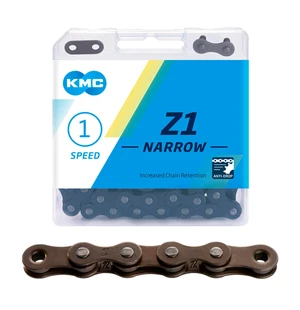 Ketju 1-v KMC Z1 Narrow Brown 1/2 x 3/32" 112L kuva