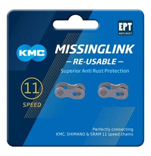 Kedjelås KMC 11R EPT silver 2st/förp image