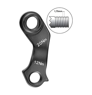 Takavaihtajan korvake UNION GH-199 KTM 12 mm läpiakseli kierre 1.75. kuva