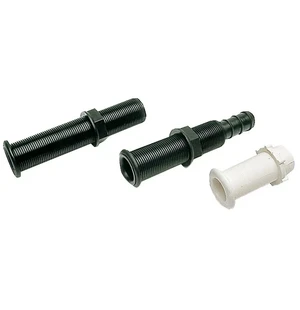 Genomföring dyvika vit 22.7 x 150mm (med slanganslutning) image