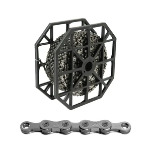Ketju 1-v KMC e 1 EPT WAXED 1/2 x 3/32" E-Bike 50m BULK kuva