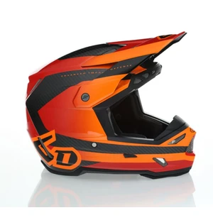 6D Helmet ATR-3 Pure Gloss Orange FIM kuva